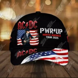 AC DC PWR Up North America Tour 2025 Classic Baseball Cap For Fans