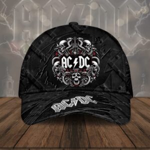 ACDC Music Skull Classic Baseball…