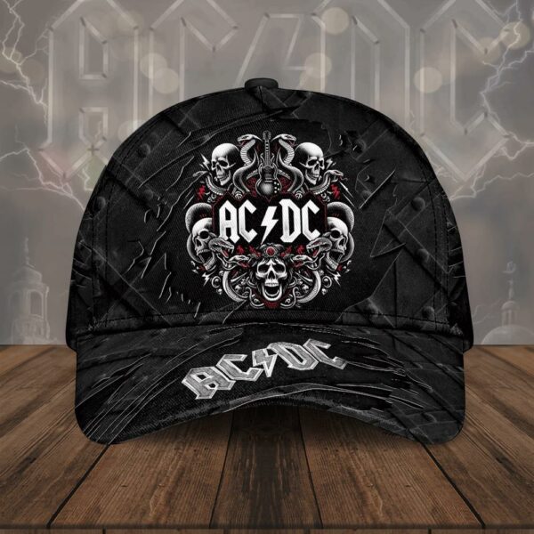ACDC Music Skull Classic Baseball Cap For Fans