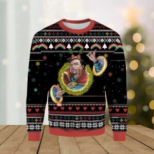 Avengers Classics Dr. Strange Marvel Ugly Merry Christmas Sweater