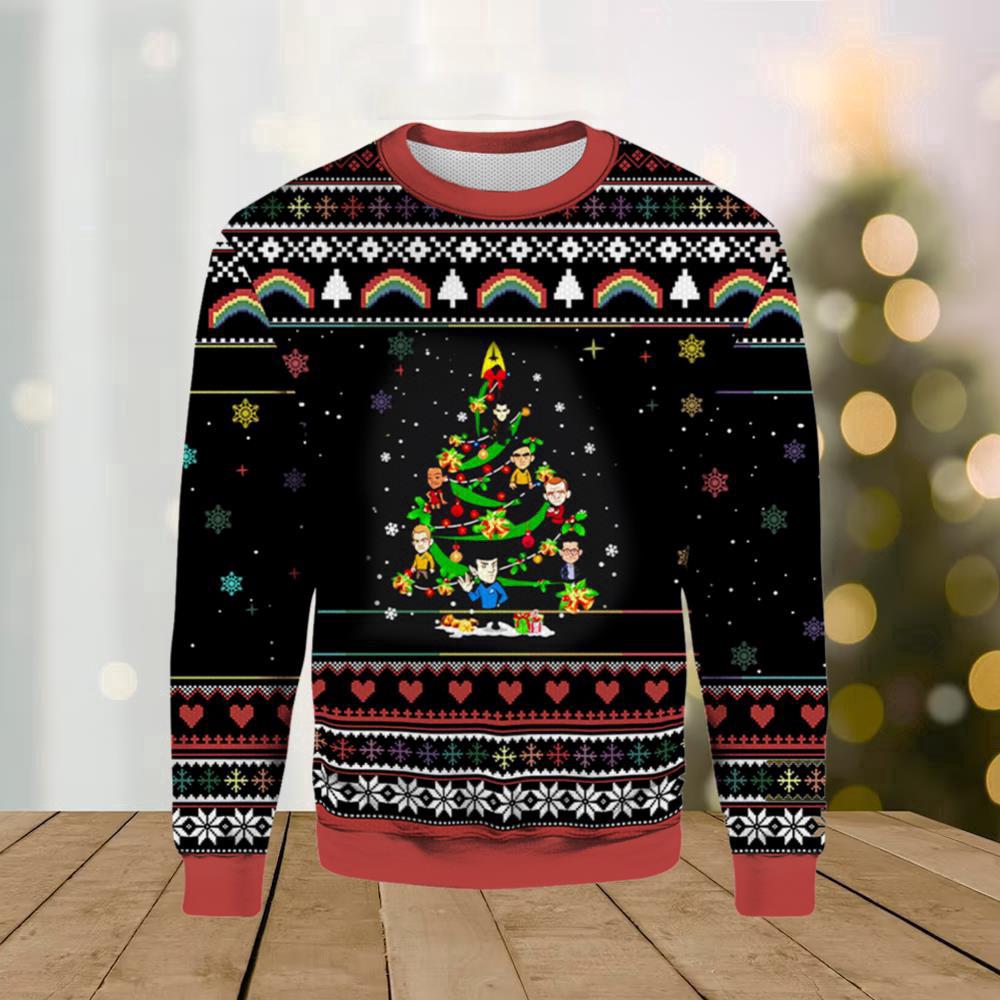 Awesome Star Trek The Original Series Character Chibi Ugly Merry Christmas Sweater Awesome Star Trek The Original Series Character Chibi Ugly Merry Christmas Sweater