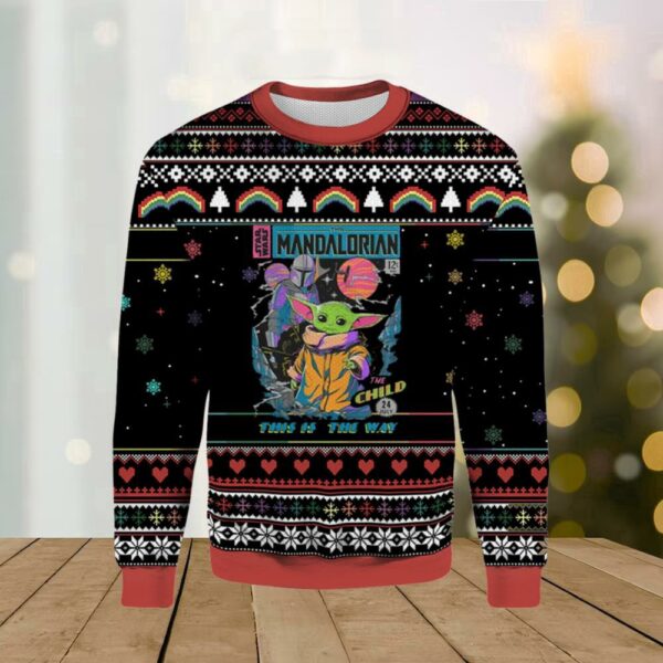 Baby Yoda The Madalorian The Child Star Wars Ugly Merry Christmas Sweater