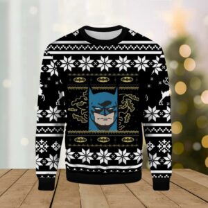 Batman Men Masked Hero Ugly Merry Christmas Sweater