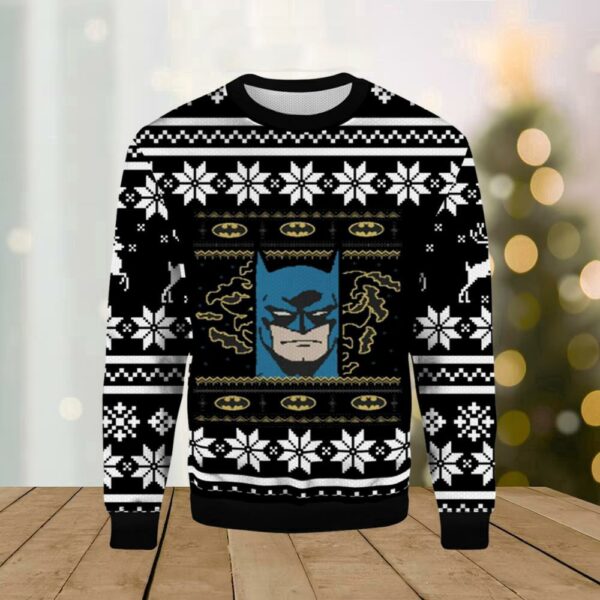 Batman Men Masked Hero Ugly Merry Christmas Sweater