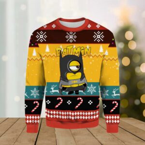 Batmin Batman Ugly Merry Christmas Sweater