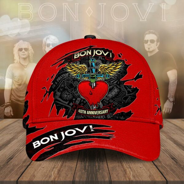 Bon Jovi Music Baseball Cap Print For Fans