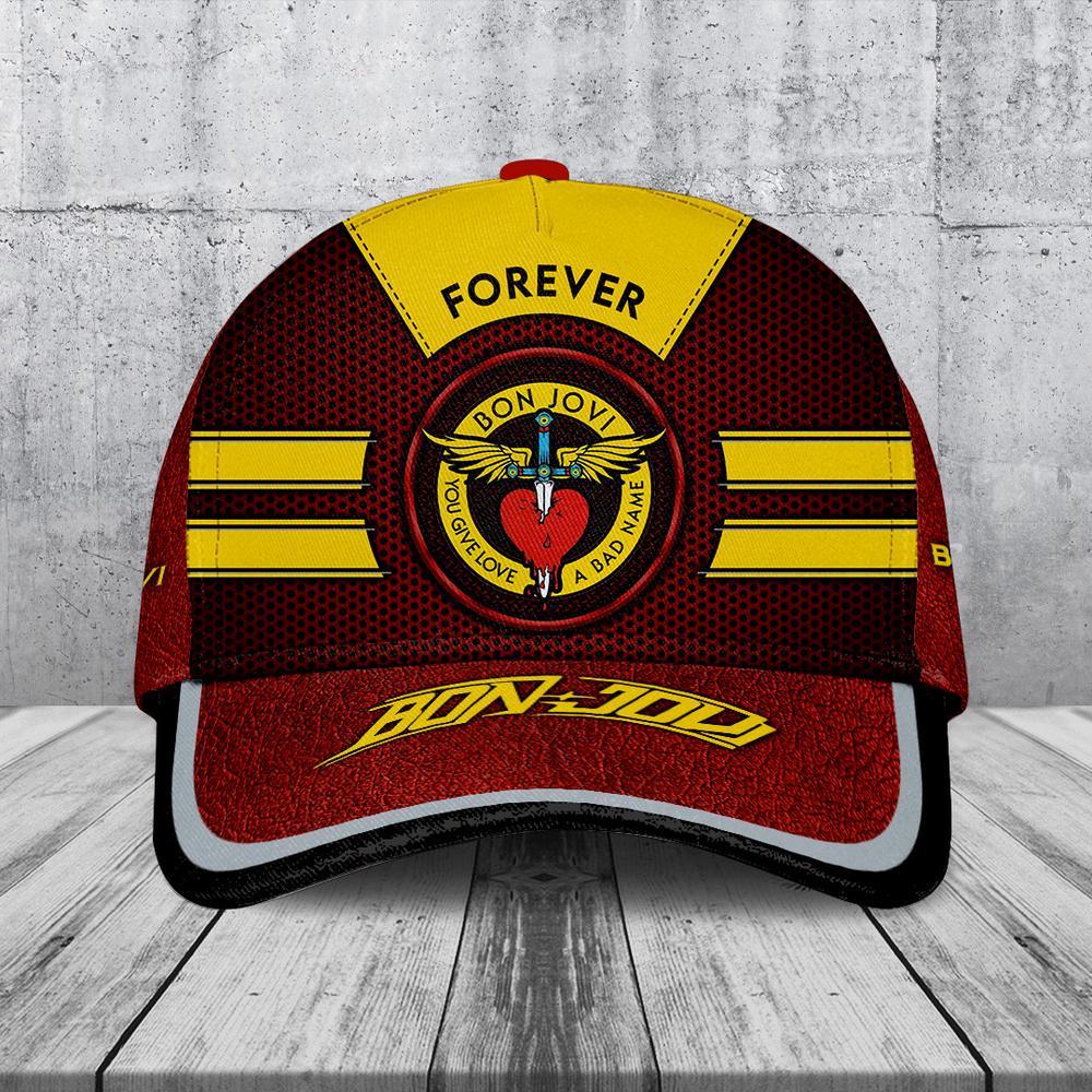 Bon Jovi Music Forever Classic Baseball Cap For Fans Bon Jovi Music Forever Classic Baseball Cap For Fans