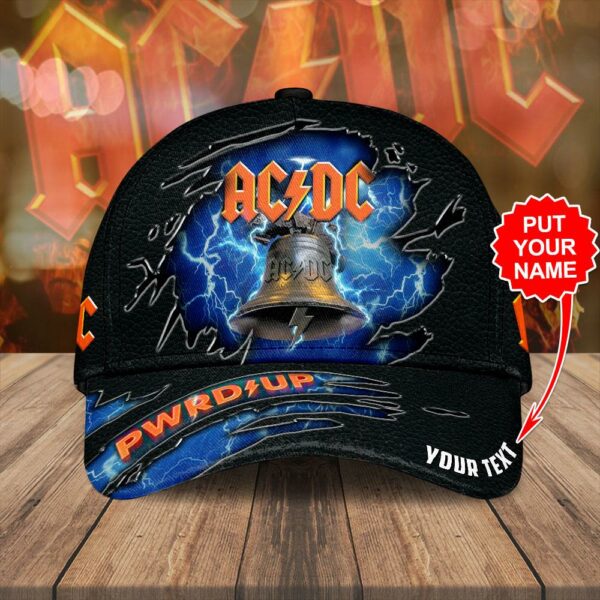 Custom Name AC DC Music Classic Baseball Cap
