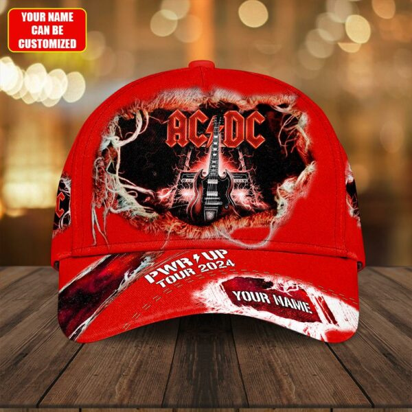 Custom Name ACDC Music Classic Baseball Cap