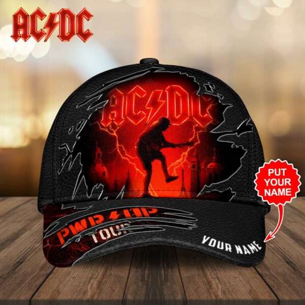 Custom Name ACDC Music Play Guitar Classic Baseball Cap