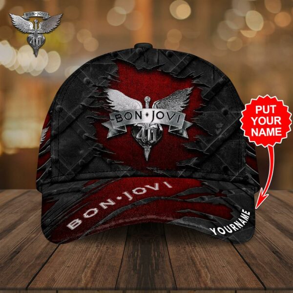 Custom Name Bon Jovi Classic Baseball Cap