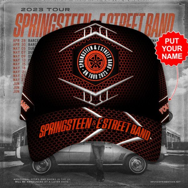 Custom Name Bruce Springsteen Music Classic Baseball Cap For Fans
