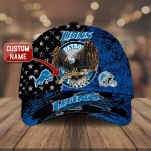 Custom Name Detroit Lions NFL…