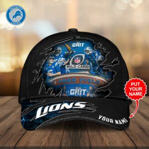 Custom Name Detroit Lions NFL…