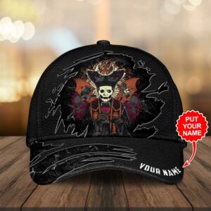 Custom Name Ghost Music Classic Baseball Cap For Fans