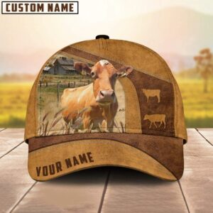 Custom Name Guernsey Cattle Classic Baseball Cap