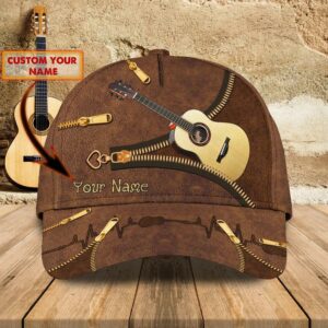 Custom Name Guitar Lovers Classic Baseball Cap