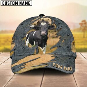 Custom Name Holstein Classic Baseball Cap