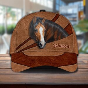 Custom Name Horse Funny Classic Baseball Cap