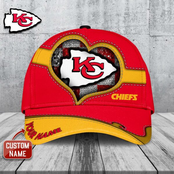 Custom Name Kansas City Chiefs NFL Classic Baseball Cap