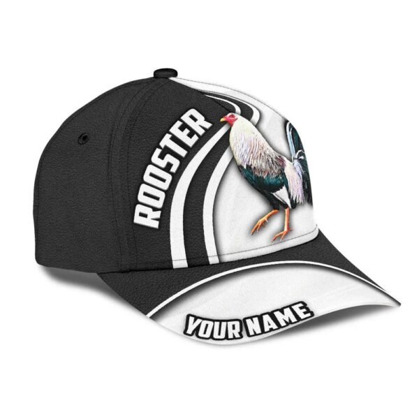 Custom Name Mexican Rooster Classic Baseball Cap