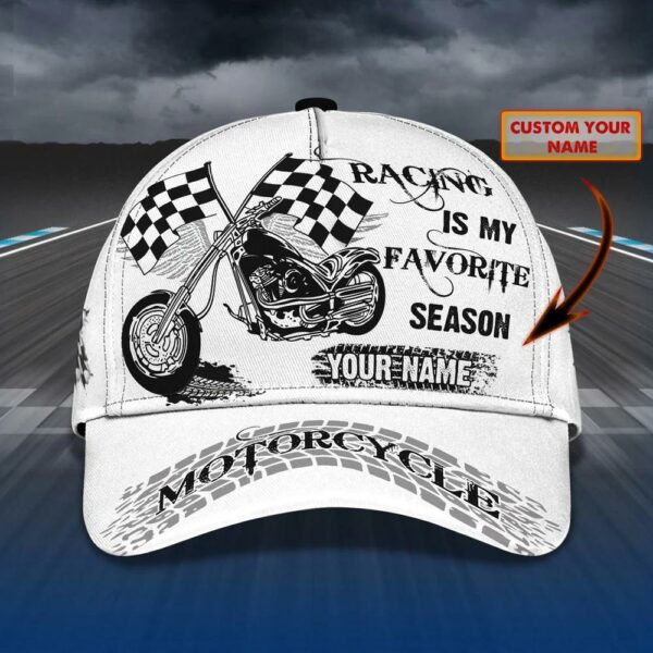 Custom Name Motorcycle Racing Classic Baseball Cap