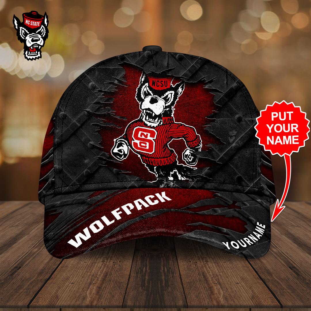 Custom Name NC State Wolfpack NCAA Classic Baseball Cap Custom Name NC State Wolfpack NCAA Classic Baseball Cap