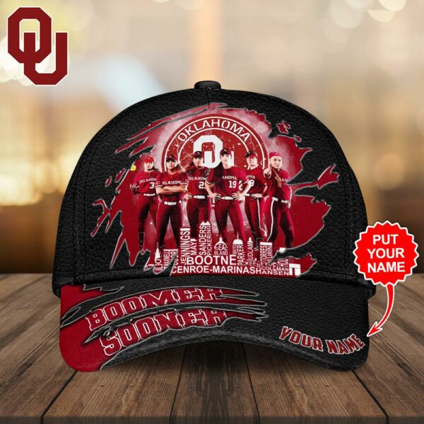 Custom Name Oklahoma Sooners NCAA Classic Baseball Cap