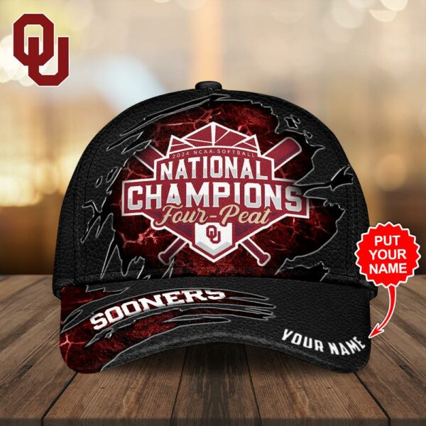 Custom Name Oklahoma Sooners NCAA Sport Classic Baseball Cap