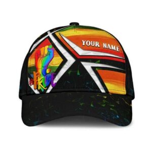 Custom Name Pride Love Wins Lgbt Classic Baseball Cap