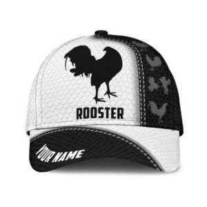 Custom Name Rooster Pattern Classic…