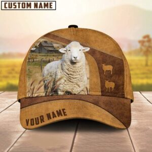 Custom Name Sheep Classic Baseball…