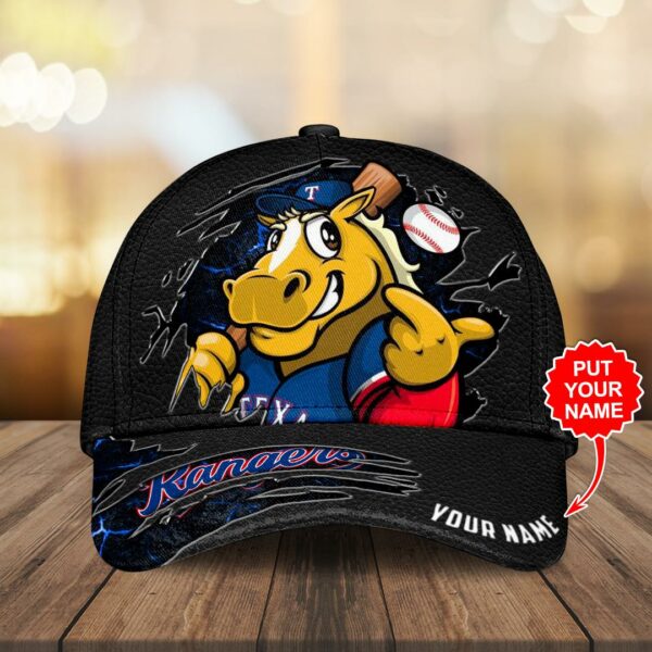 Custom Name Texas Rangers MLB Classic Baseball Cap