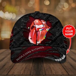 Custom Name The Rolling Stones Music Classic Baseball Cap For Fans