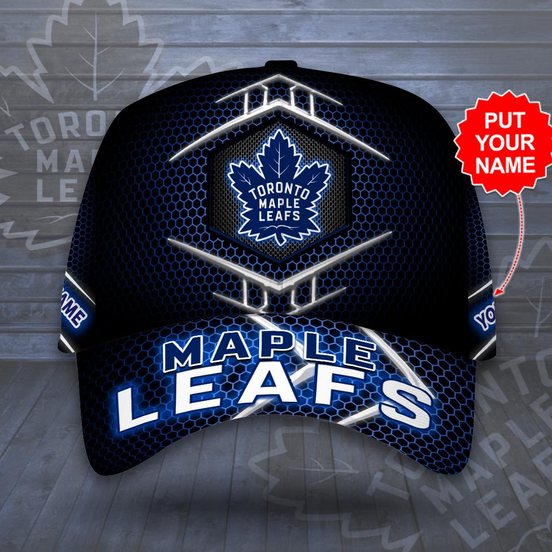 Custom Name Toronto Maple Leafs NHL Logo Classic Baseball Cap Custom Name Toronto Maple Leafs NHL Logo Classic Baseball Cap