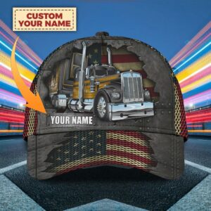 Custom Name Trucker Classic Baseball…