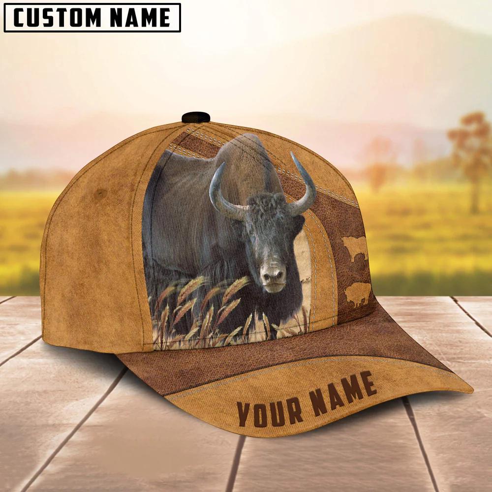 Custom Name Yak Cattle Classic Baseball Cap Custom Name Yak Cattle Classic Baseball Cap