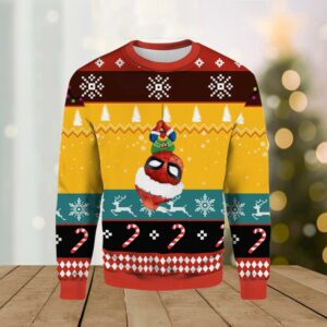 Cute Chibi Spider Man Ugly Merry Christmas Sweater