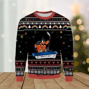 Daffy Duck Anaheim Ducks Ugly Merry Christmas Sweater