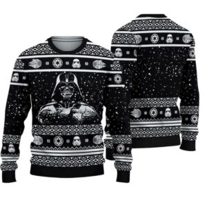 Darth Vader Black Ugly Merry Christmas Sweater