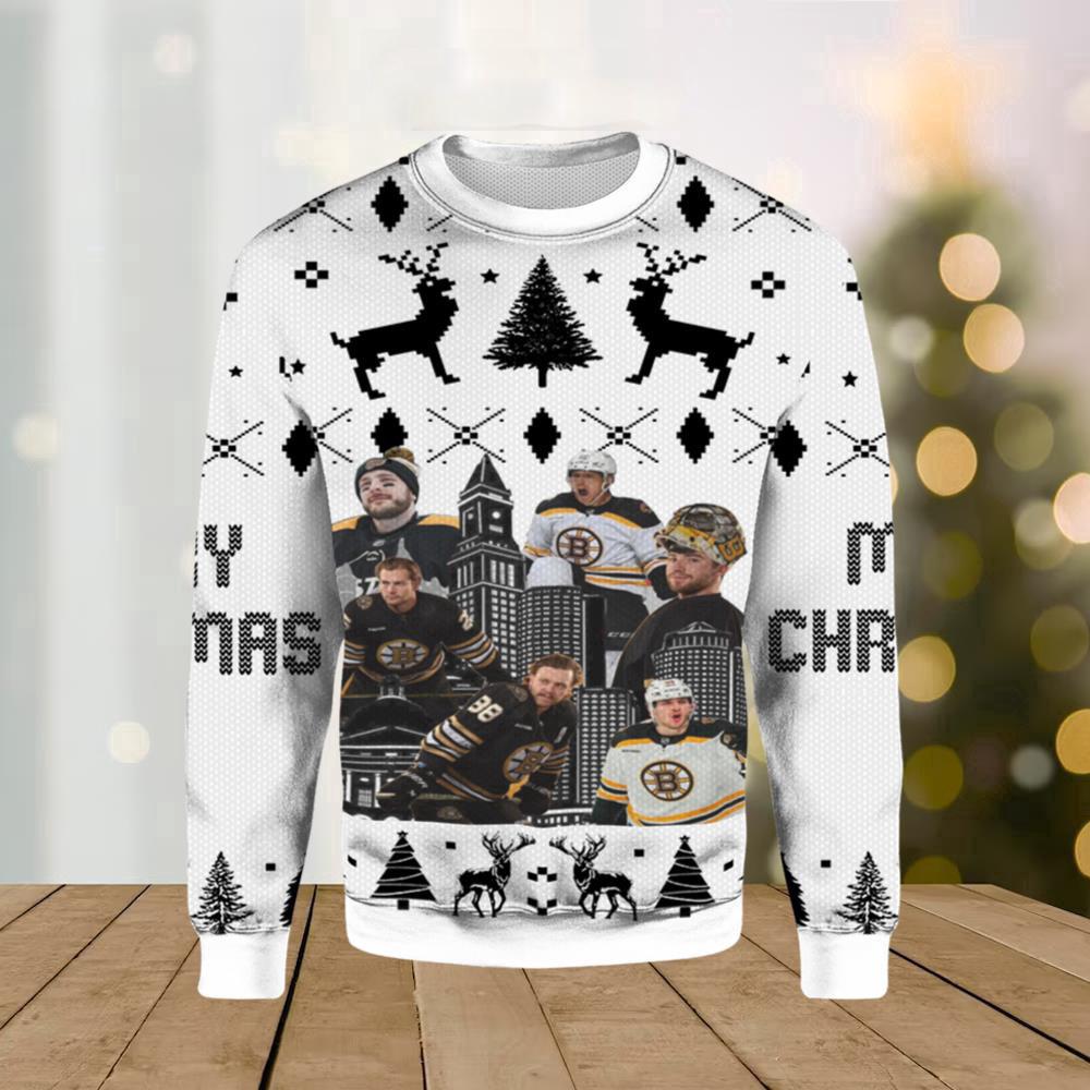 David Pastrnak Boston Bruins Ugly Merry Christmas Sweater David Pastrnak Boston Bruins Ugly Merry Christmas Sweater