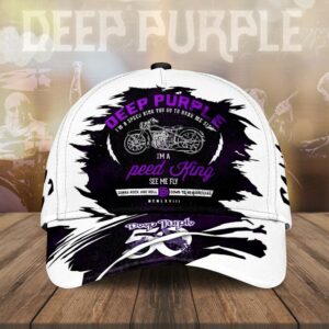 Deep Purple Music Pattern Baseball…