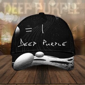 Deep Purple Pattern Baseball Cap…