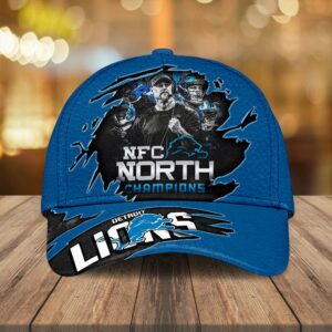 Detroit Lions NFL Pattern Classic Baseball Cap