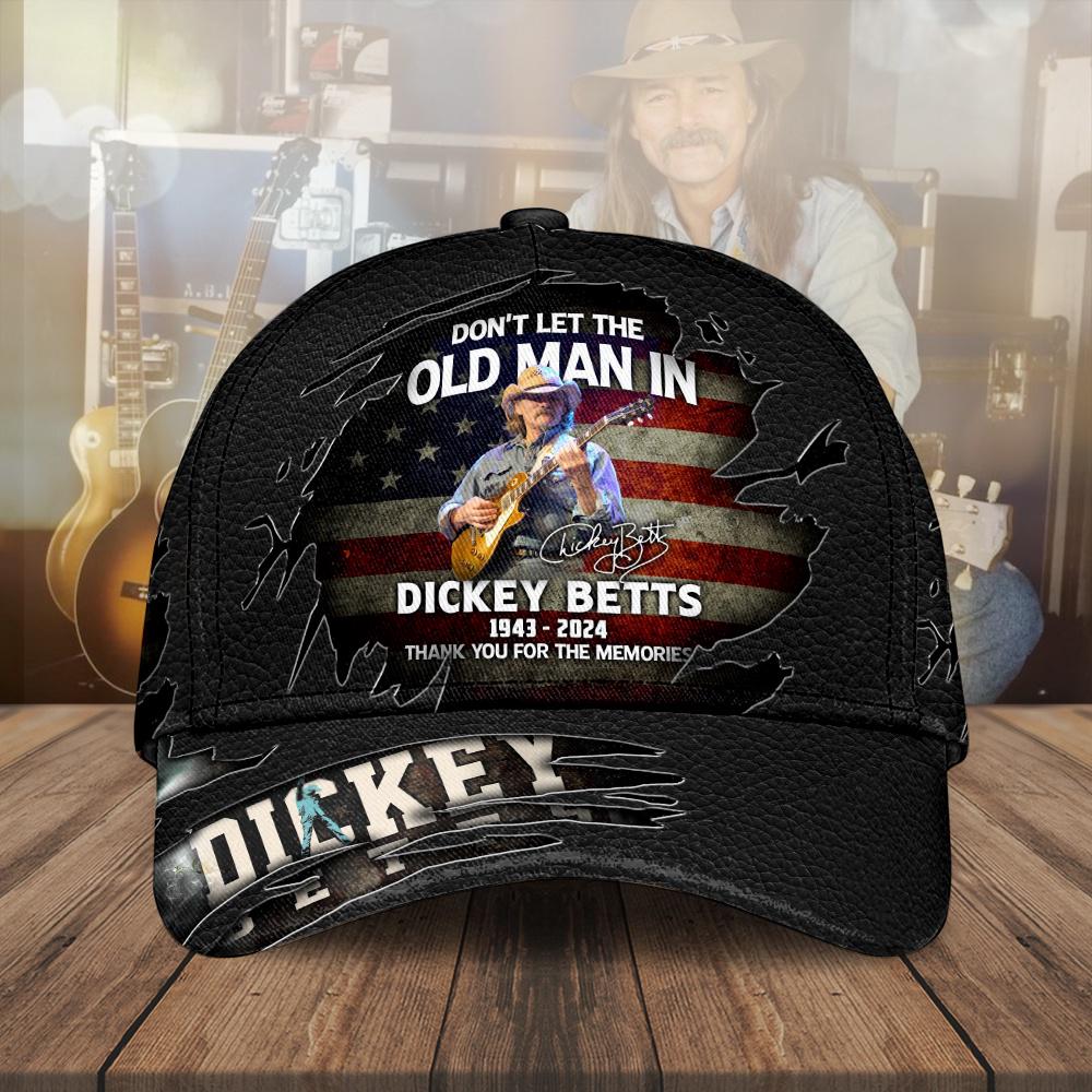 Dickey Betts Music Baseball Cap Print For Fans Dickey Betts Music Baseball Cap Print For Fans