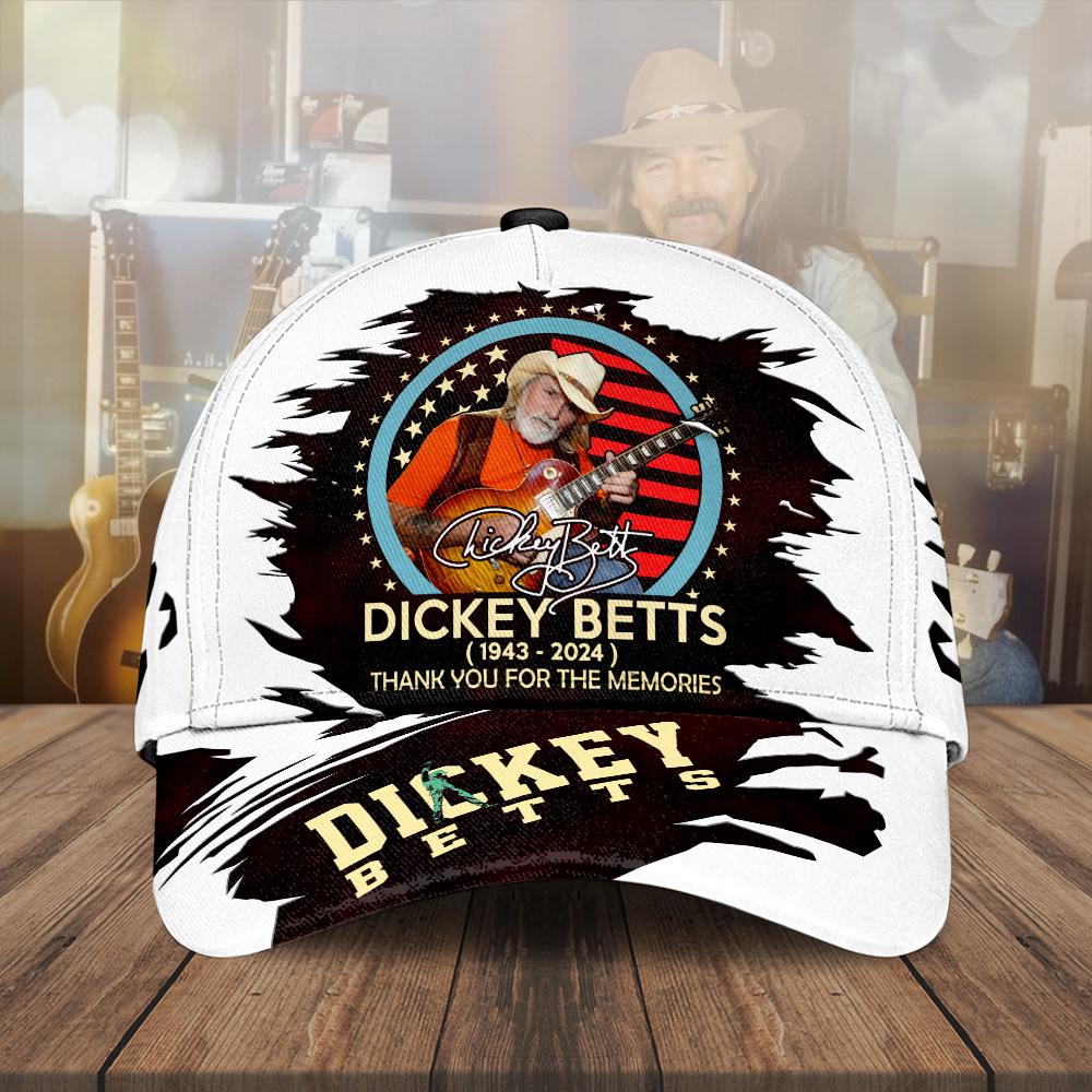 Dickey Betts Pattern Baseball Cap Print For Fans Dickey Betts Pattern Baseball Cap Print For Fans
