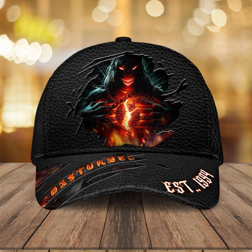 Disturbed Music EST 1999 Classic Baseball Cap For Fans Disturbed Music EST 1999 Classic Baseball Cap For Fans
