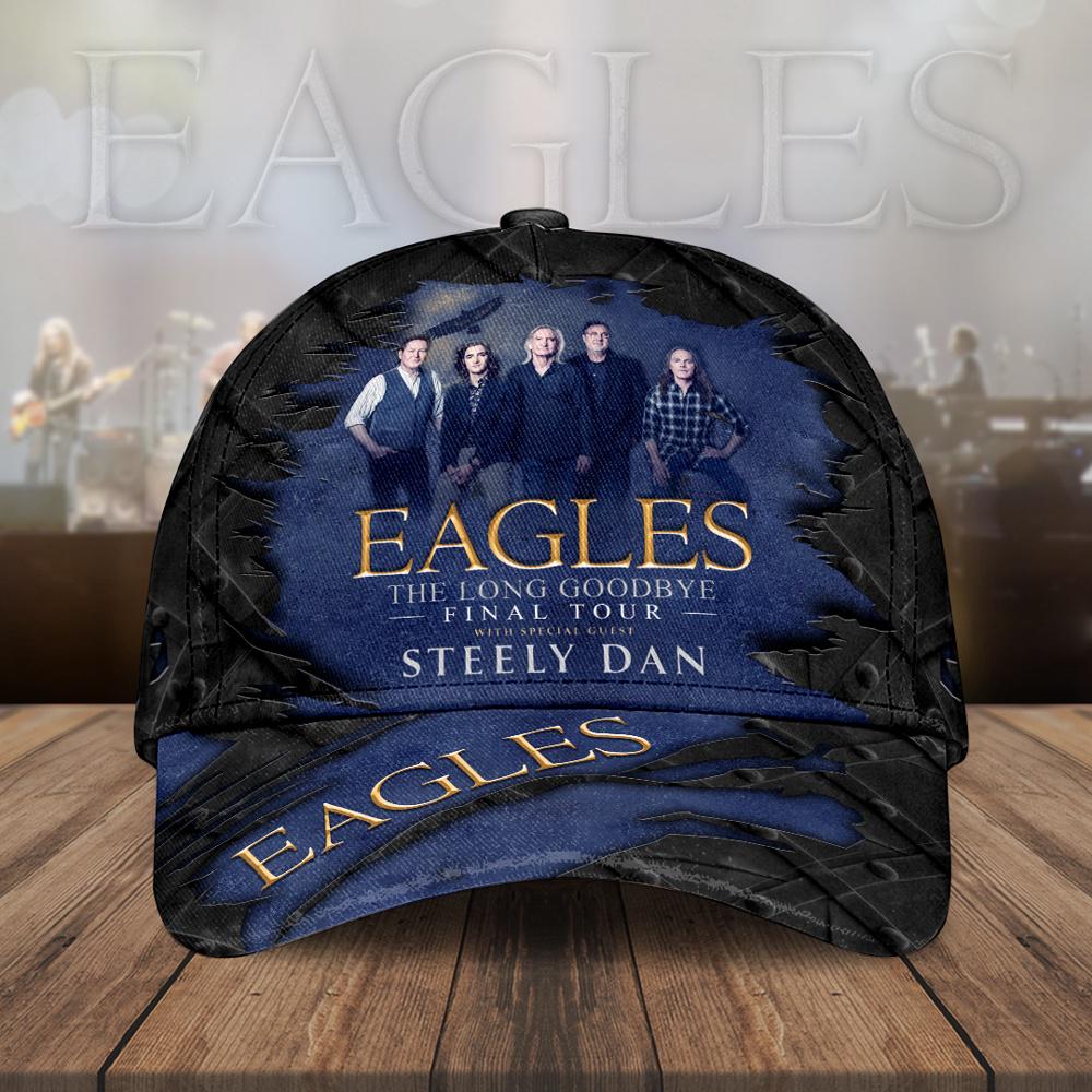 Eagles Music Members Baseball Cap Print For Fans Eagles Music Members Baseball Cap Print For Fans
