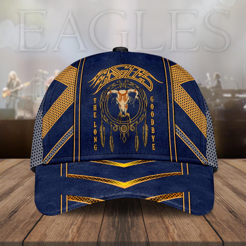 Eagles Music Pattern Baseball Cap Print For Fans Eagles Music Pattern Baseball Cap Print For Fans
