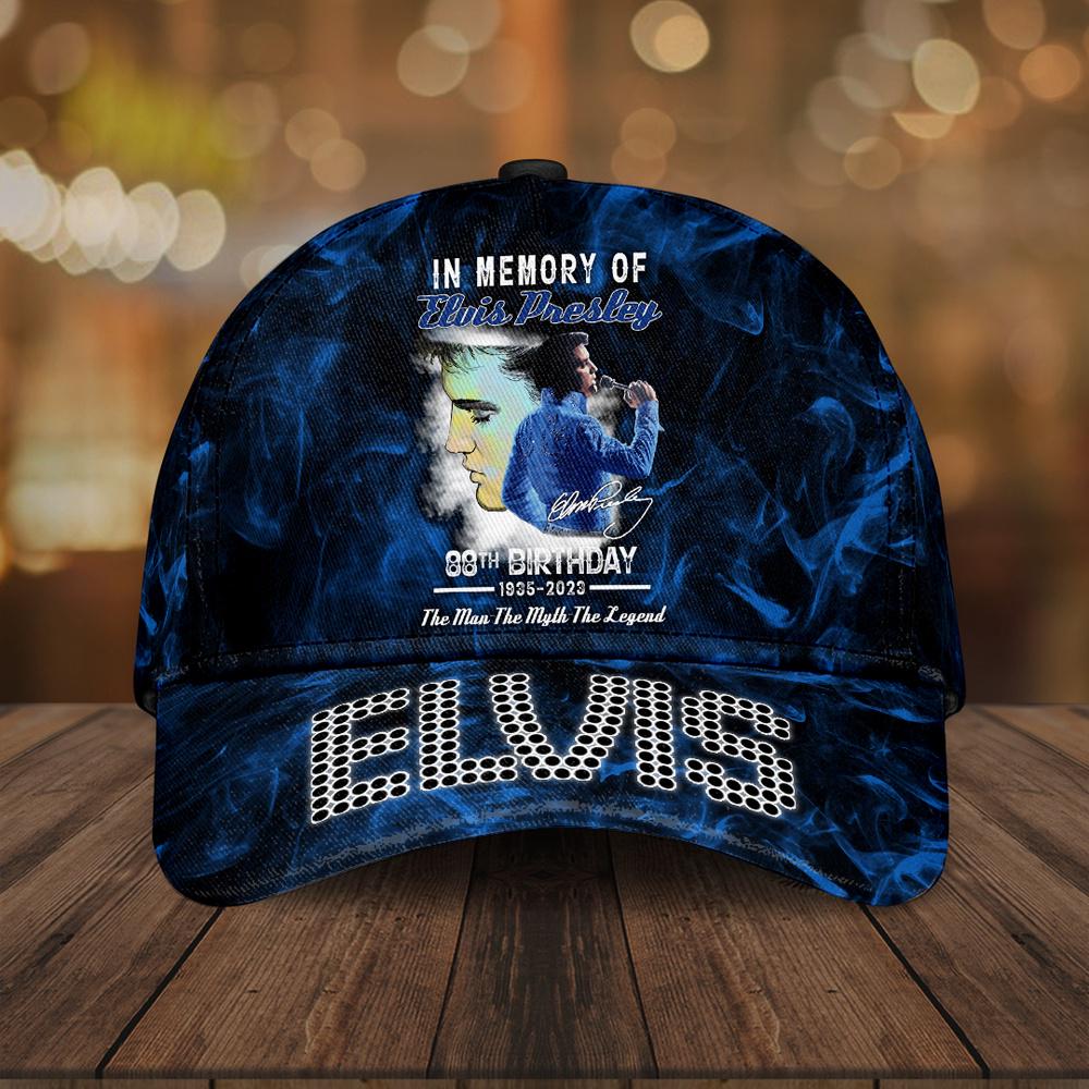 Elvis Presley In Memory Classic Baseball Cap For Fans Elvis Presley In Memory Classic Baseball Cap For Fans